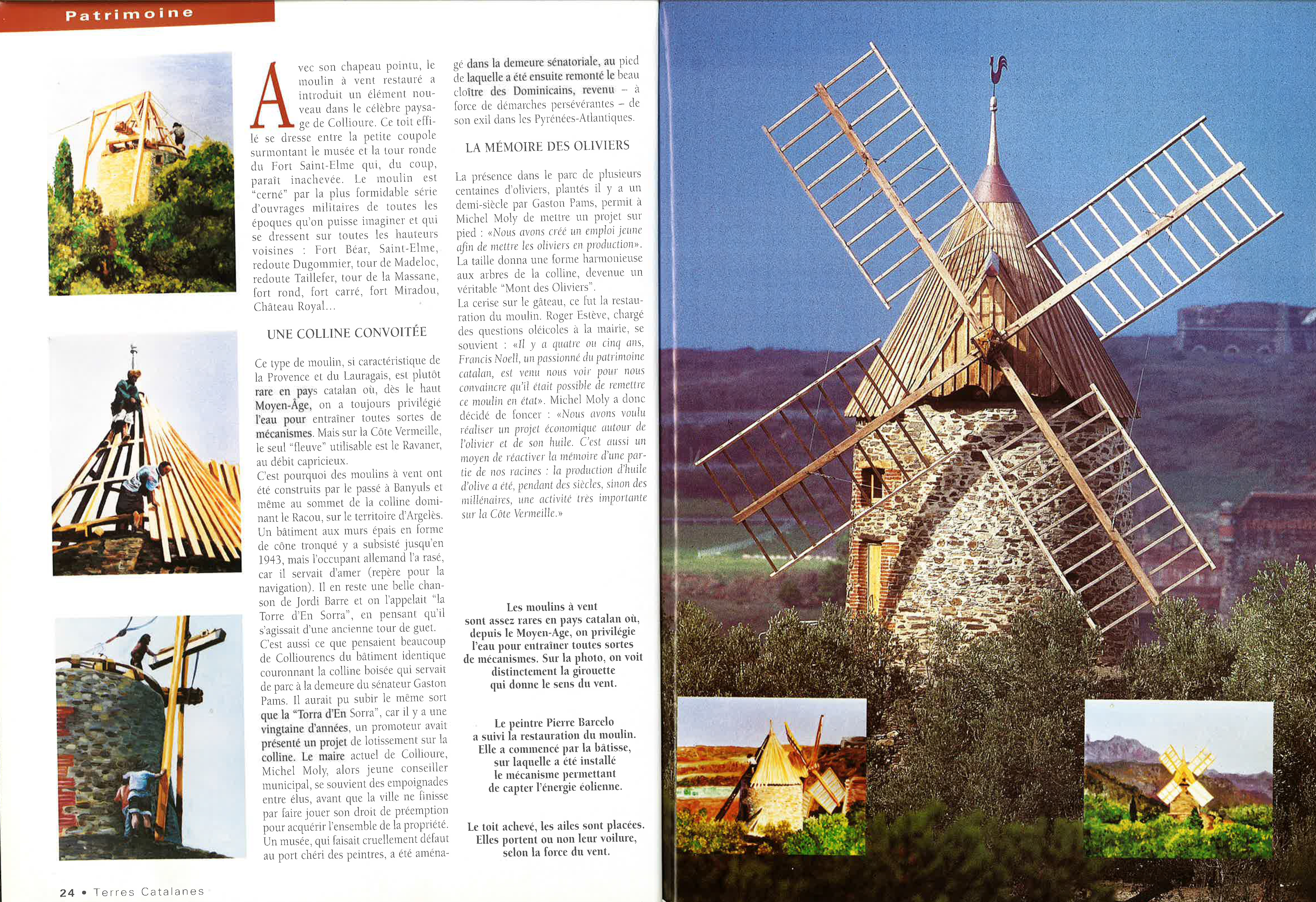 LE MOULIN A VENT DE COLLIOURE